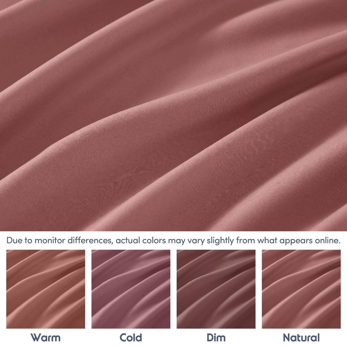 LammaLoe Extra Deep Pocket Twin XL Fitted Sheet Only, Fits 18" to 24" Mattress, Soft Microfiber Fitted Bed Sheet, Pink Clay - Image 6