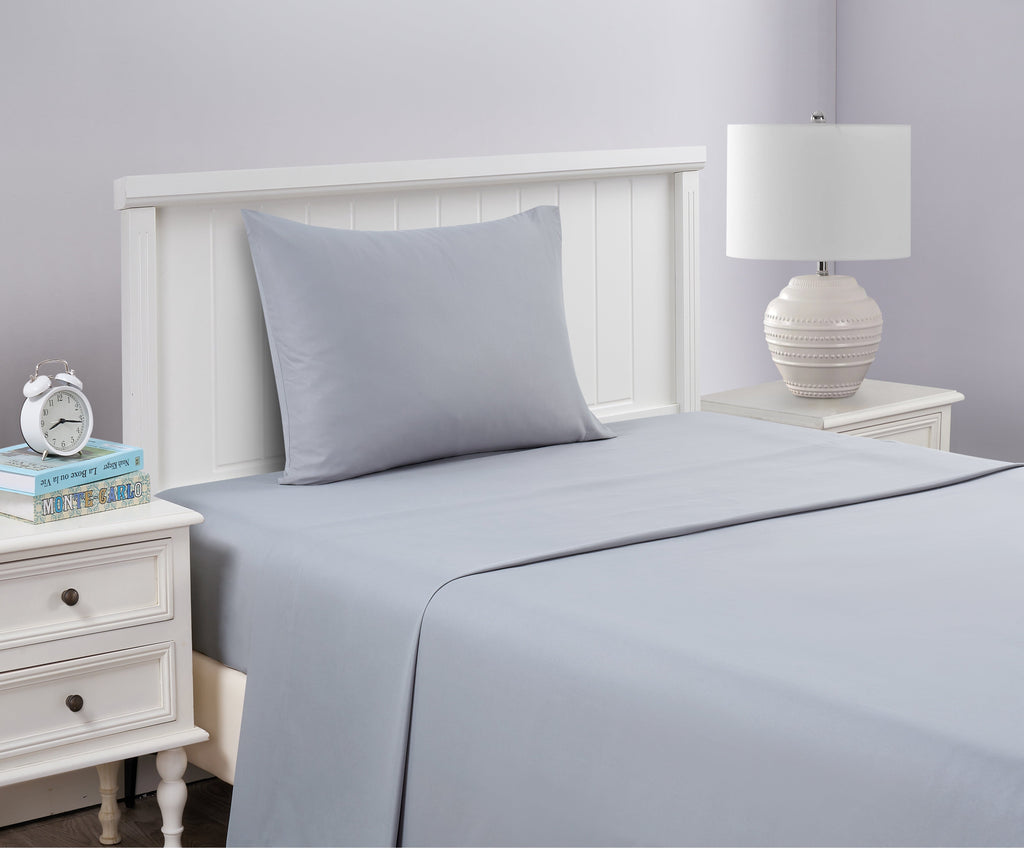 Kids Soft Microfiber Sheet Set, Gray, Twin, 3 Pieces - Image 2