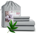 Rayon - 4 Piece Cooling Bed Sheets Set, Gray