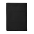 Mainstays Easy Care Solid Rich-Black CVC Cotton Blend Fitted Sheet, Full