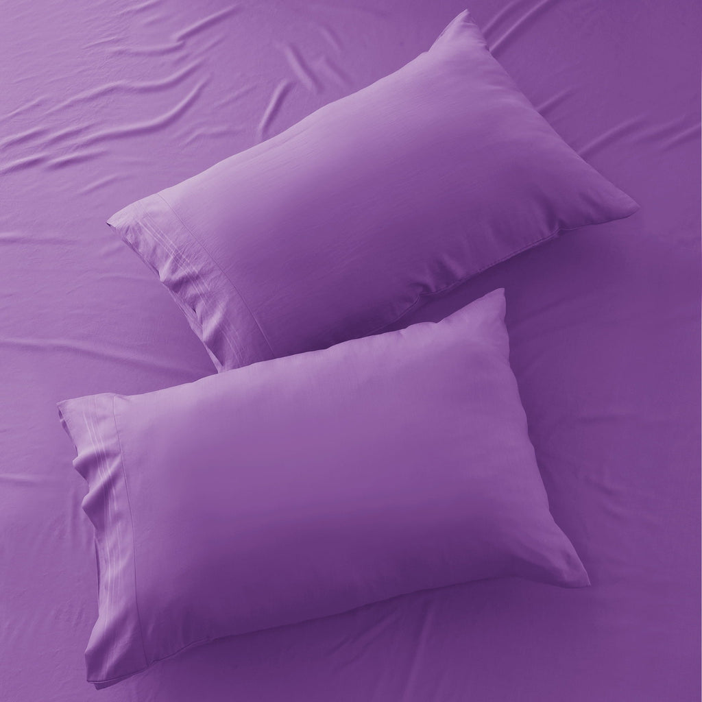 Lux Decor Collection Queen Size Sheets Set Brushed Microfiber High GSM, 4 Piece Sheet Set Upto 16 Inches Deep Pocket Bedding Sheets & Pillow - Image 4