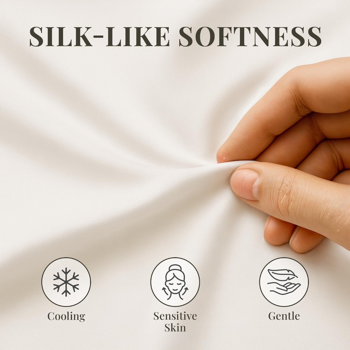 Sacred Thread Rayon Derived from Bamboo Sheets Queen Size, 18'' Deep Pocket Cooling Sheets for Hot Sleepers, 6 PC Cooling Sheets (Queen Size - Image 4